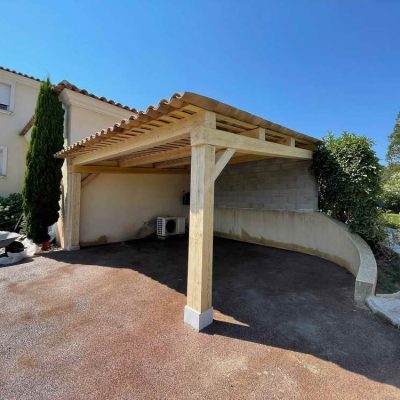 Création et pose carport 2