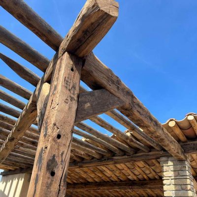 charpente traditionnel vieux chene